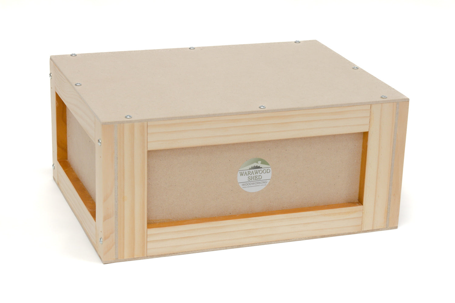 Wooden crate for protection during shipping