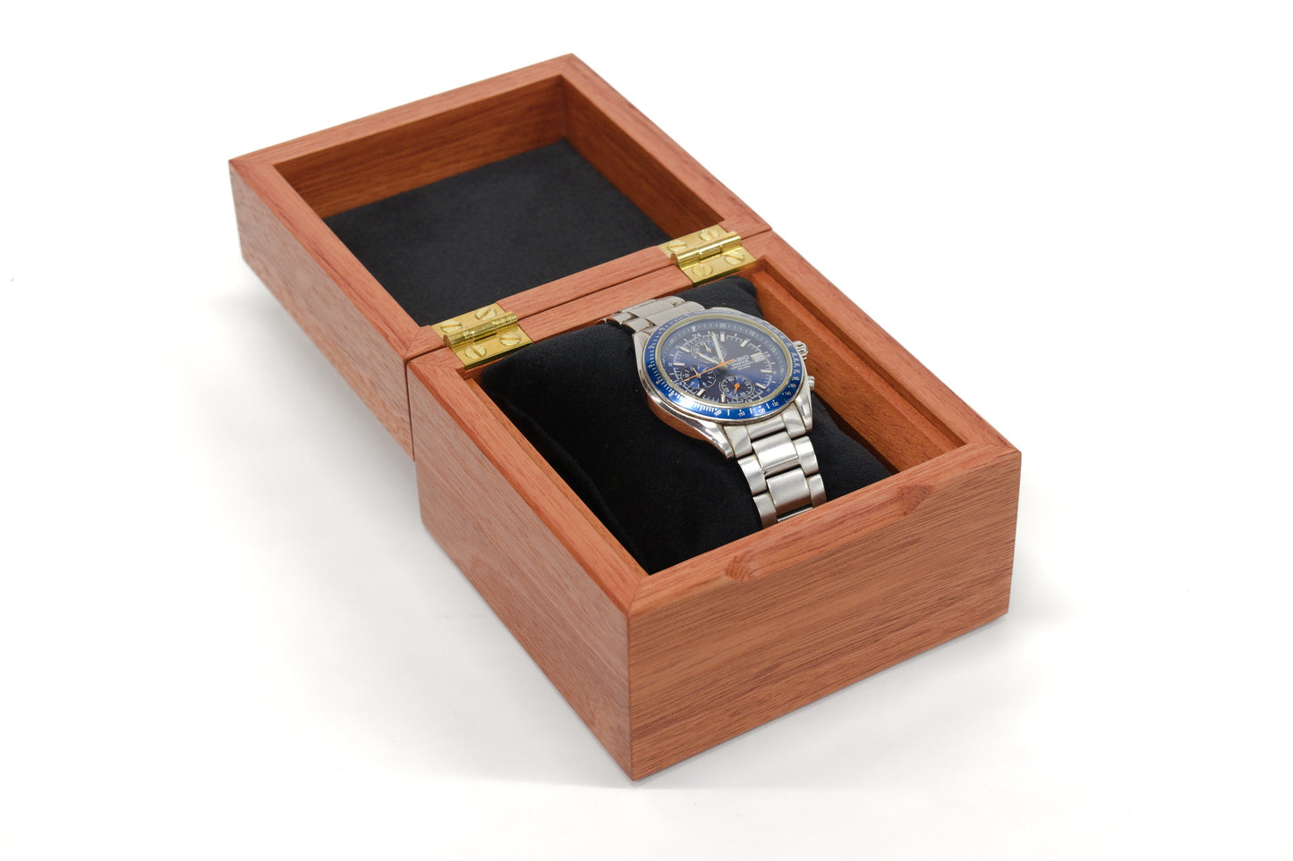 Products Watch Box One - Jarrah and Maple Burl