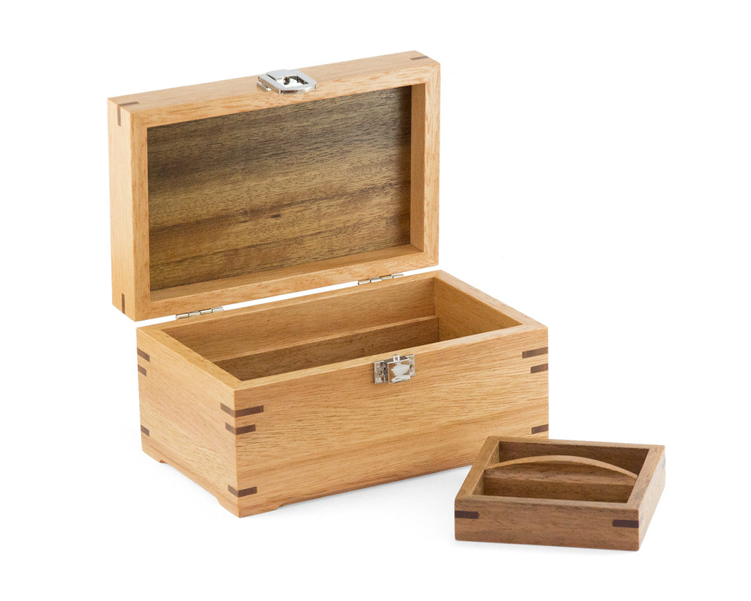 Small Wooden Jewellery Box handcrafted from Blackbutt