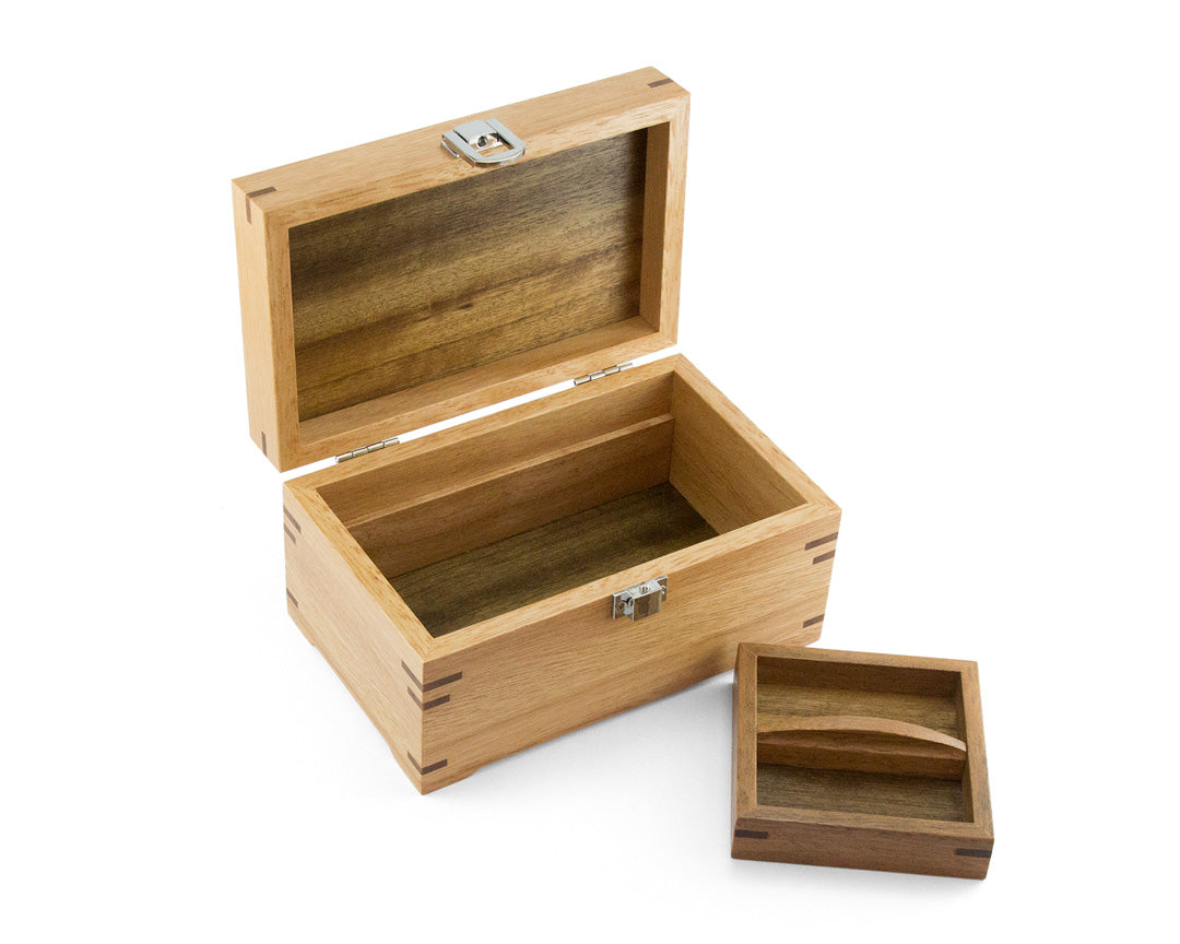 Small Wooden Jewellery Box handcrafted from Blackbutt