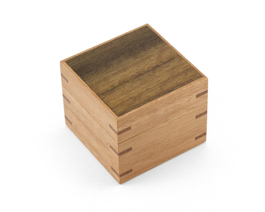 Wooden Proposal Ring Box handcrafted from Blackbutt