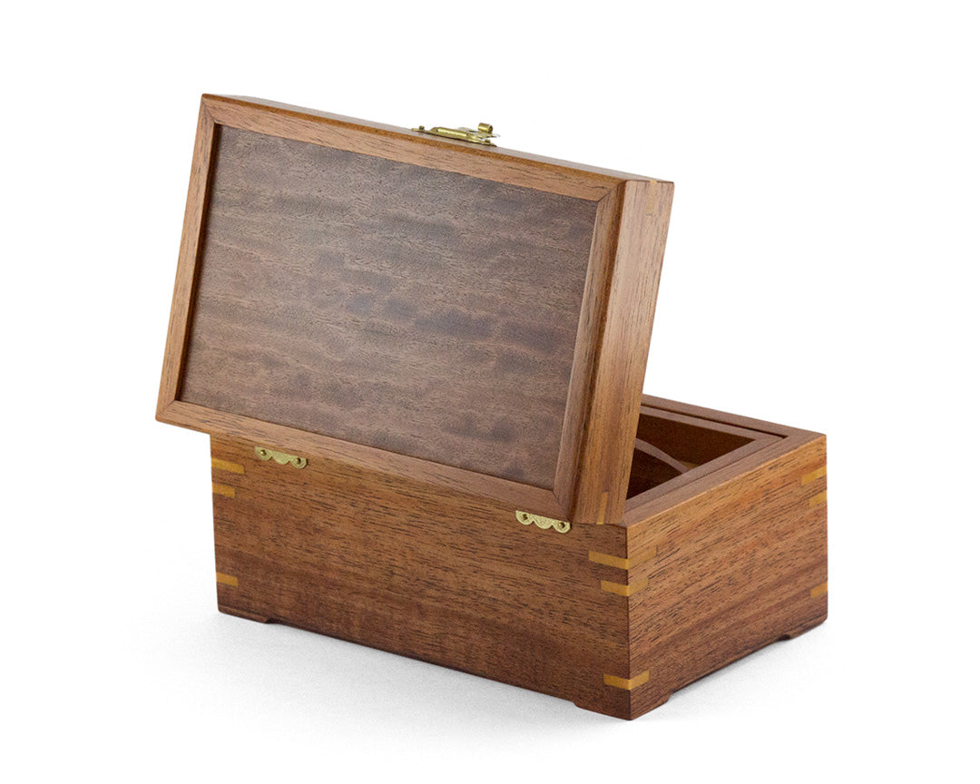 Small Wooden Jewellery Box handcrafted from Blackwood