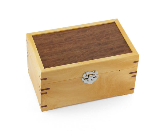 Small Wooden Jewellery Box handcrafted from Huon Pine