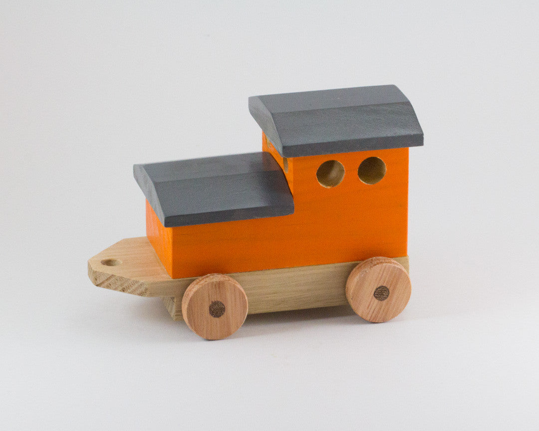 Handcrafted Wooden Toy Freight Train