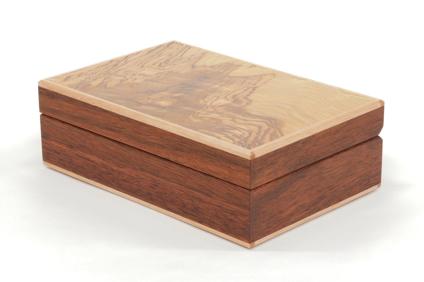 Keepsake Box #22 - Jarrah and Olive Ash Burl