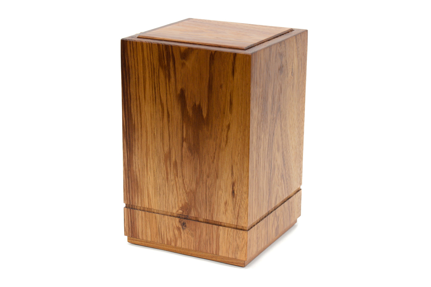 Wooden cremation urn handcrafted from Tasmanian Blackwood