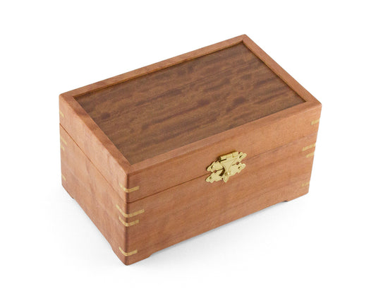 Small Wooden Jewellery Box handcrafted from Myrtle