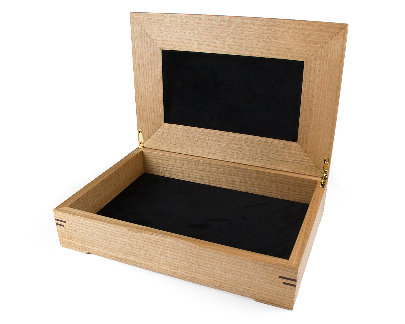 Wooden Document Box handcrafted from Tasmanian Oak & Walnut Burl veneer
