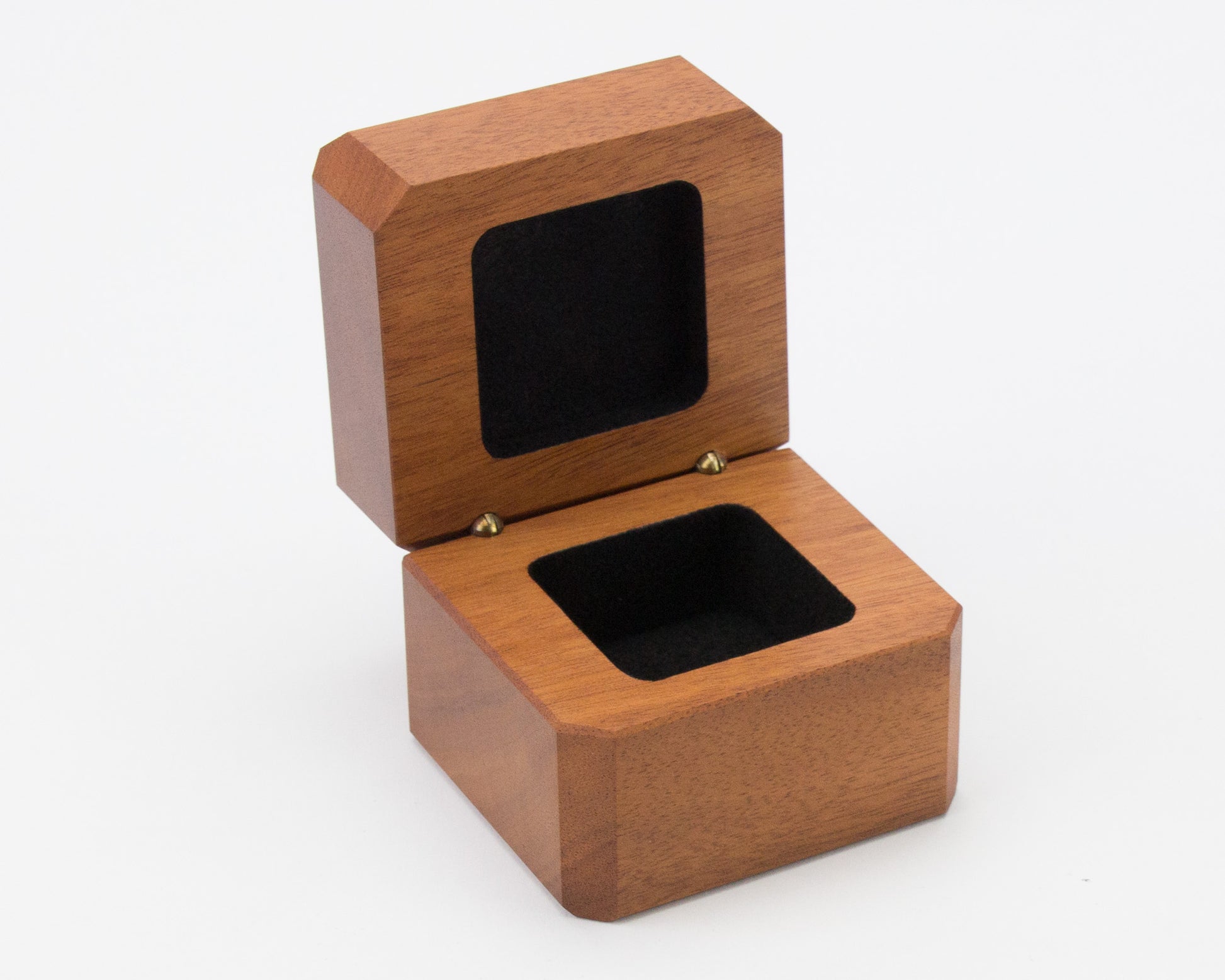 The Elegance wooden ring box handcrafted from NSW Rosewood