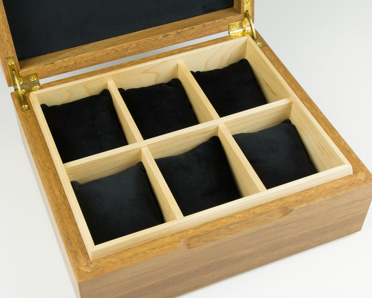 Watch box handcrafted from Spotted Gum