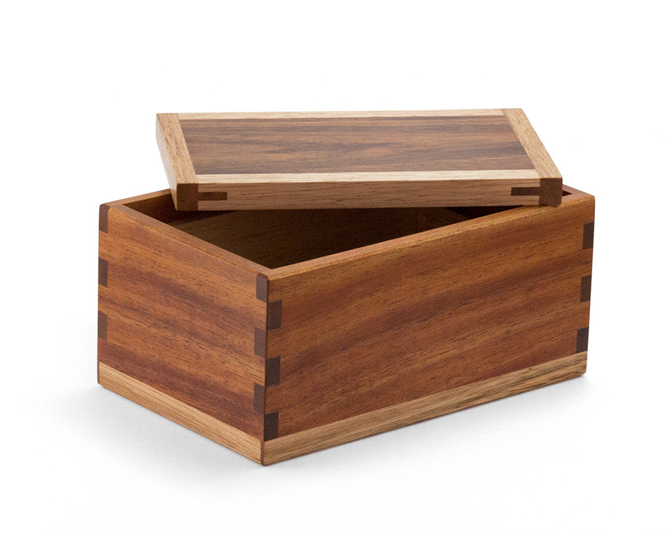 Wooden trinket box made from Tasmanian Blackwood