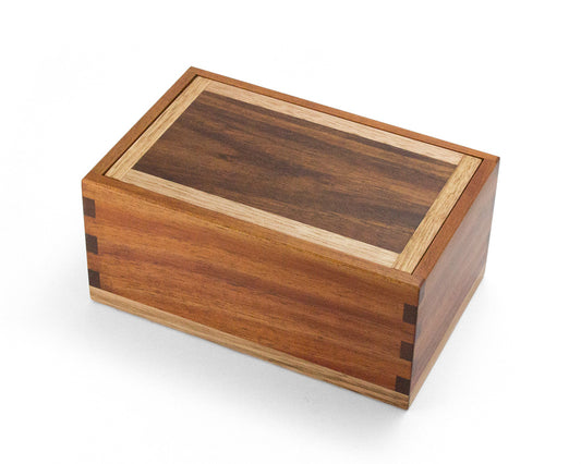 Wooden trinket box made from Tasmanian Blackwood