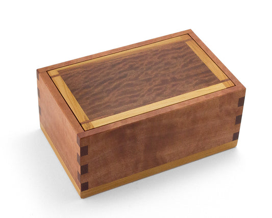 Wooden trinket box made from Tasmanian Myrtle