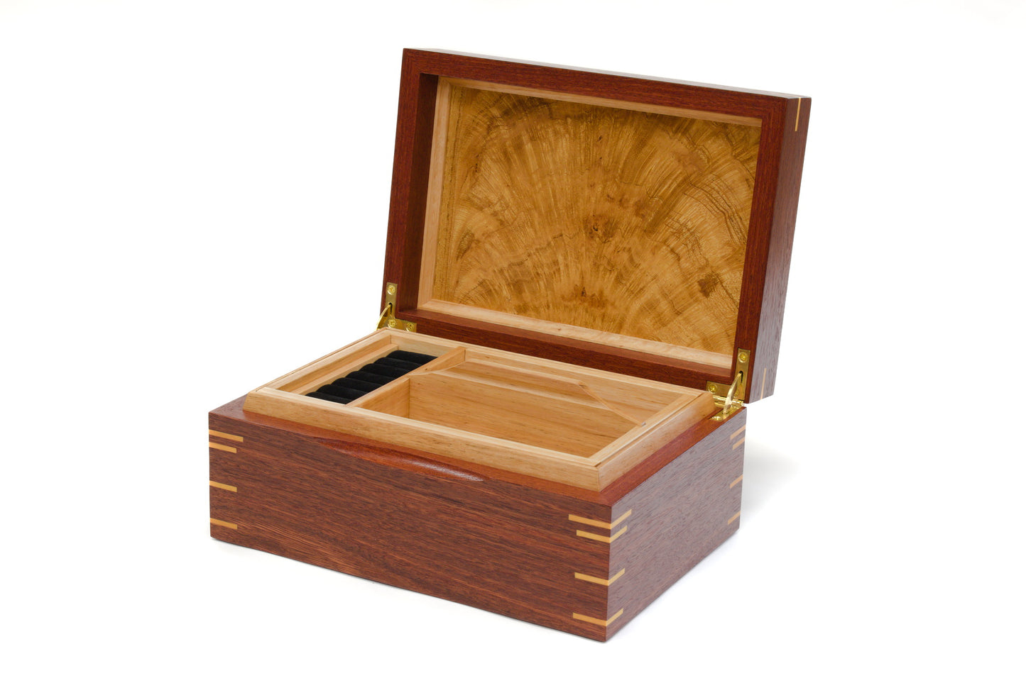 Jarrah Three-Tier Jewellery Box