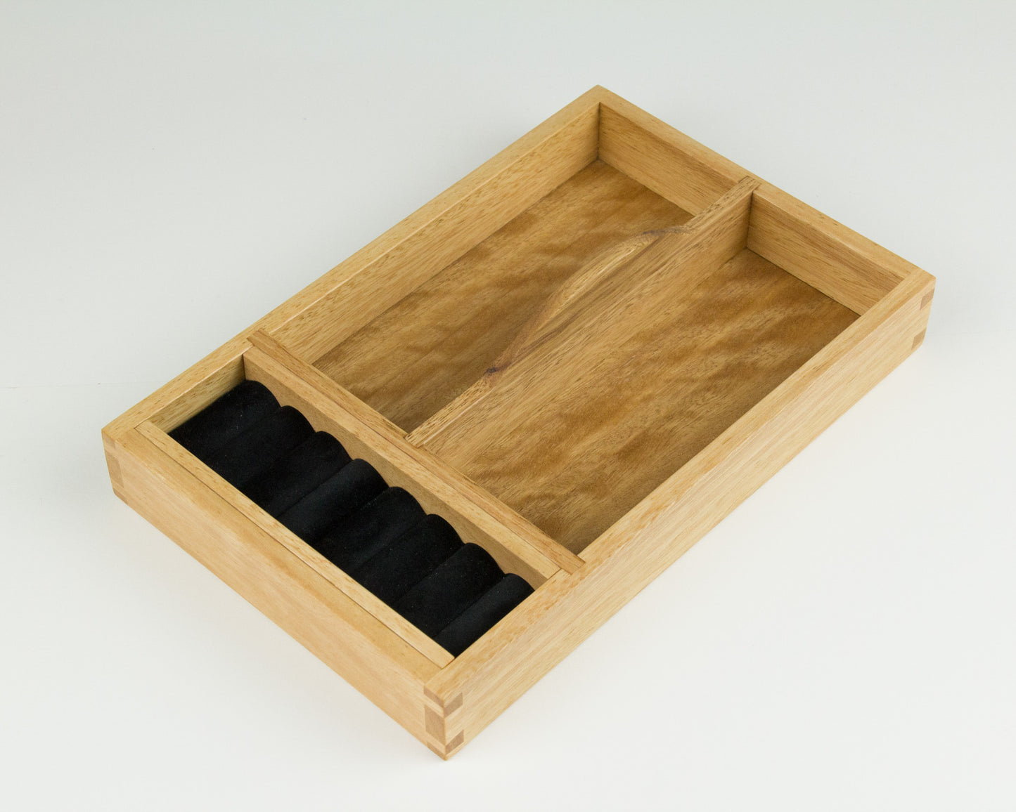 Jewellery Box tray handcrafted from Blackbutt
