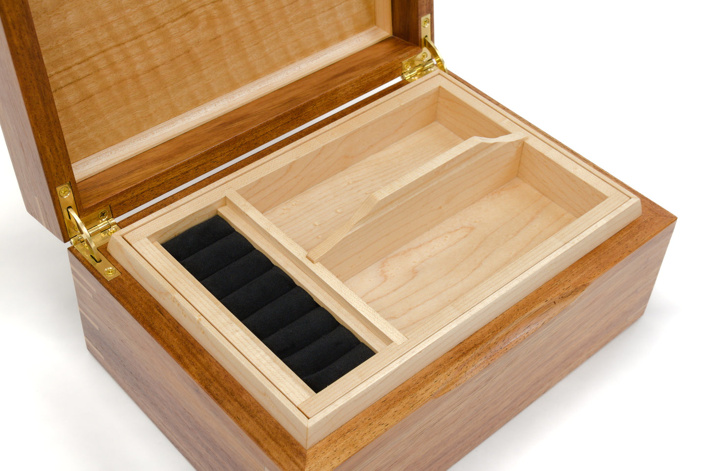 Tasmanian Blackwood Three-Tier Jewellery Box