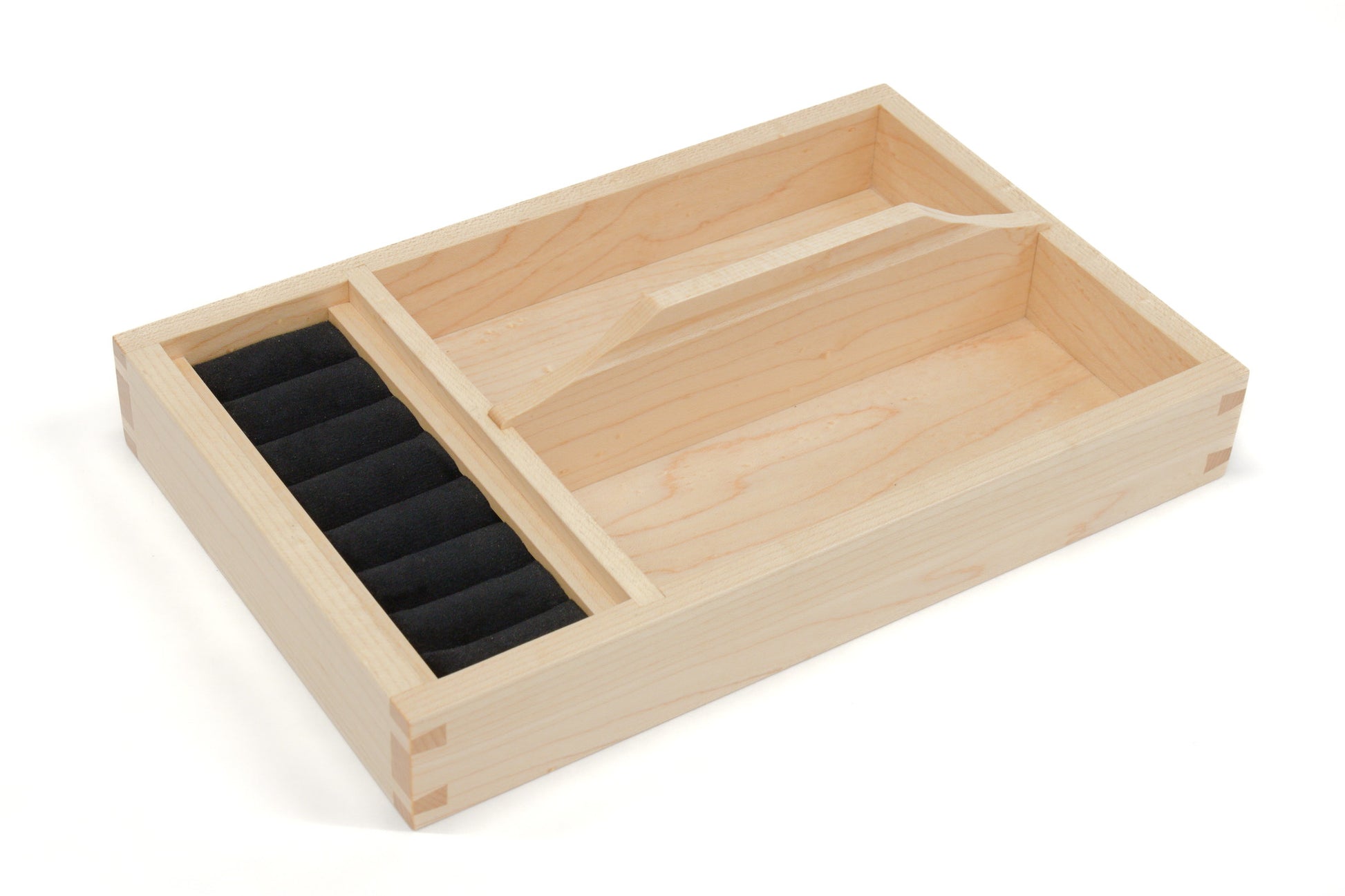 Rock Maple Three-Tier Jewellery Box Tray