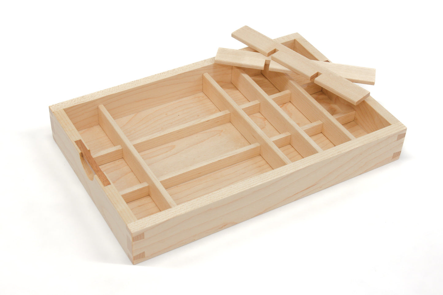 Rock Maple Three-Tier Jewellery Box Tray