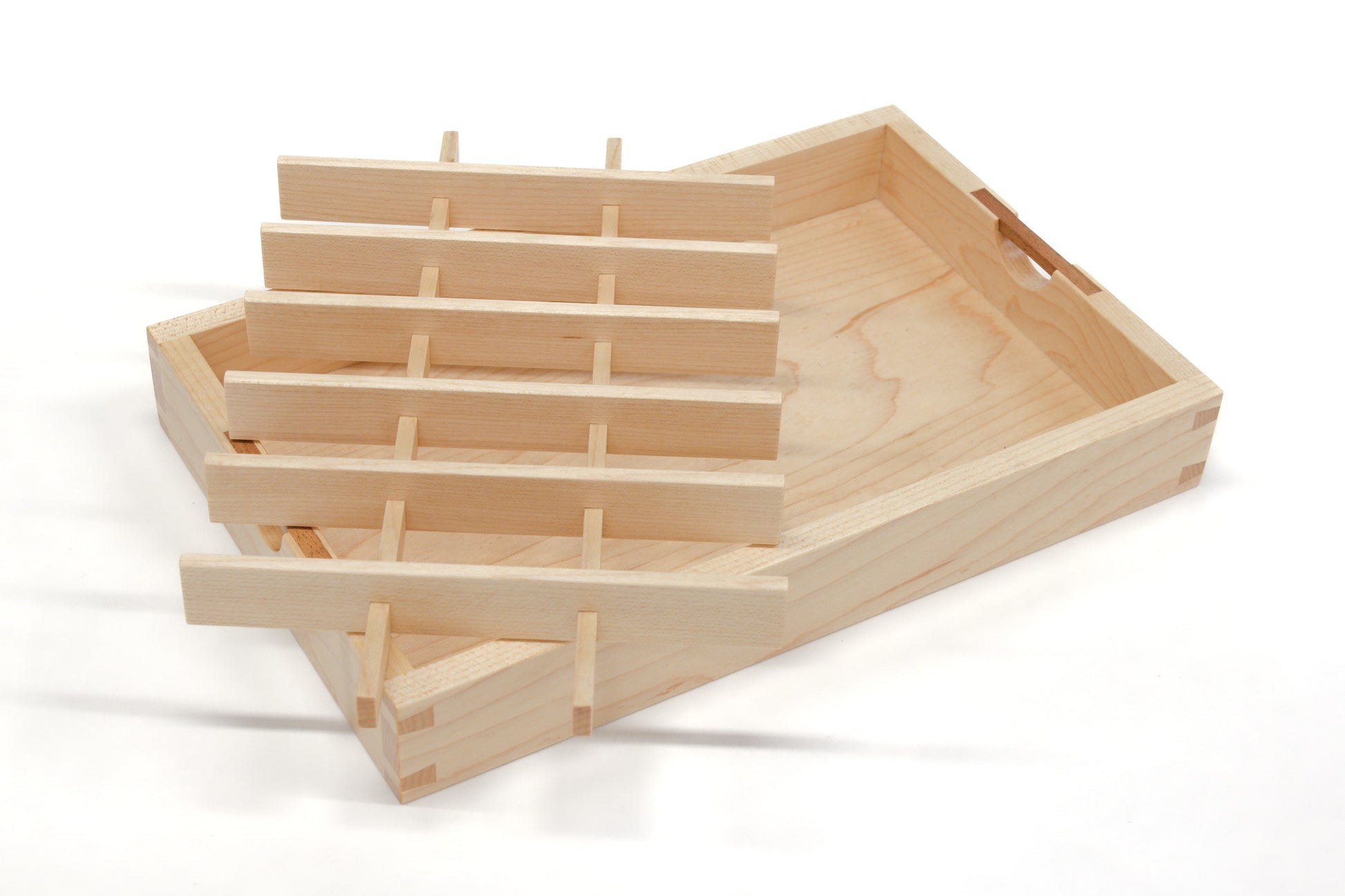 Rock Maple Three-Tier Jewellery Box Tray