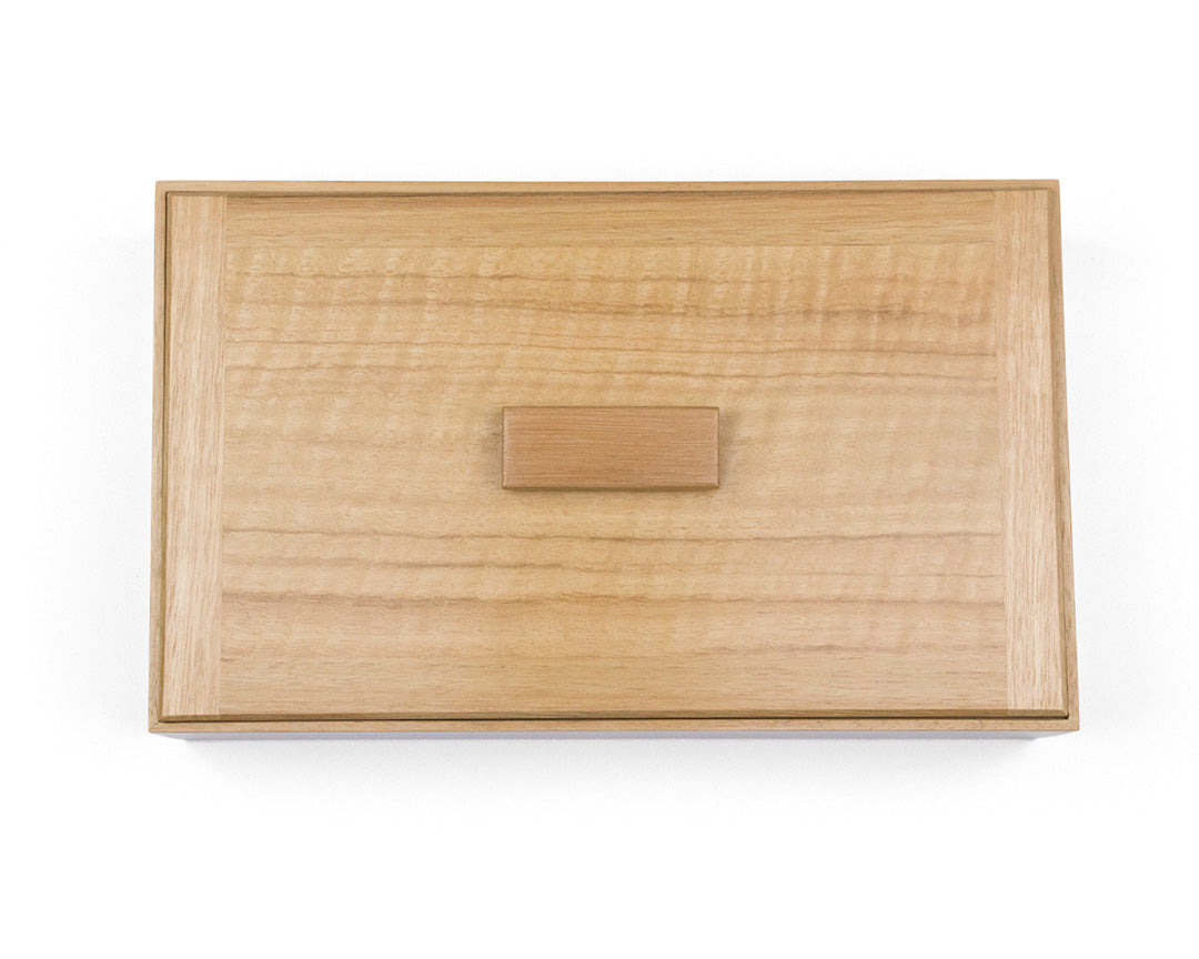 Wooden Keepsake Box handcrafted from Australian Blackbutt & figured Messmate