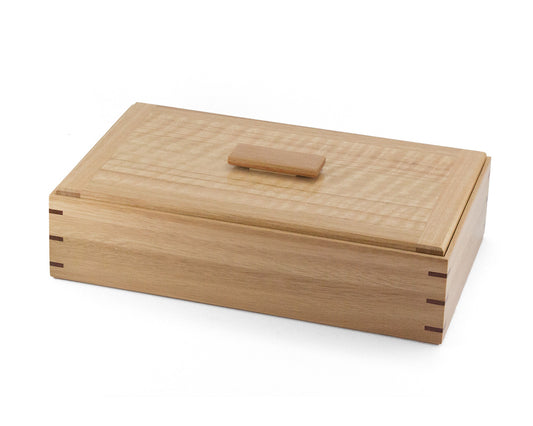Wooden Keepsake Box handcrafted from Australian Blackbutt & figured Messmate