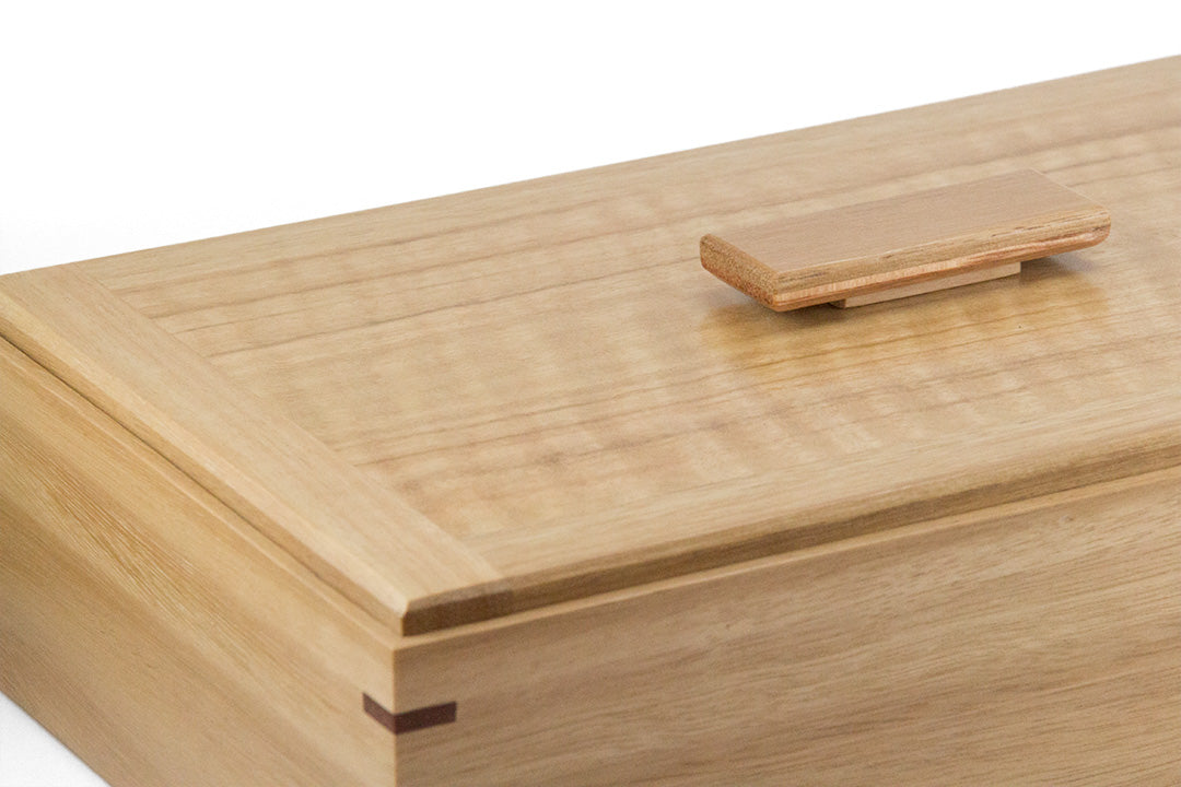 Wooden Keepsake Box handcrafted from Australian Blackbutt & figured Messmate