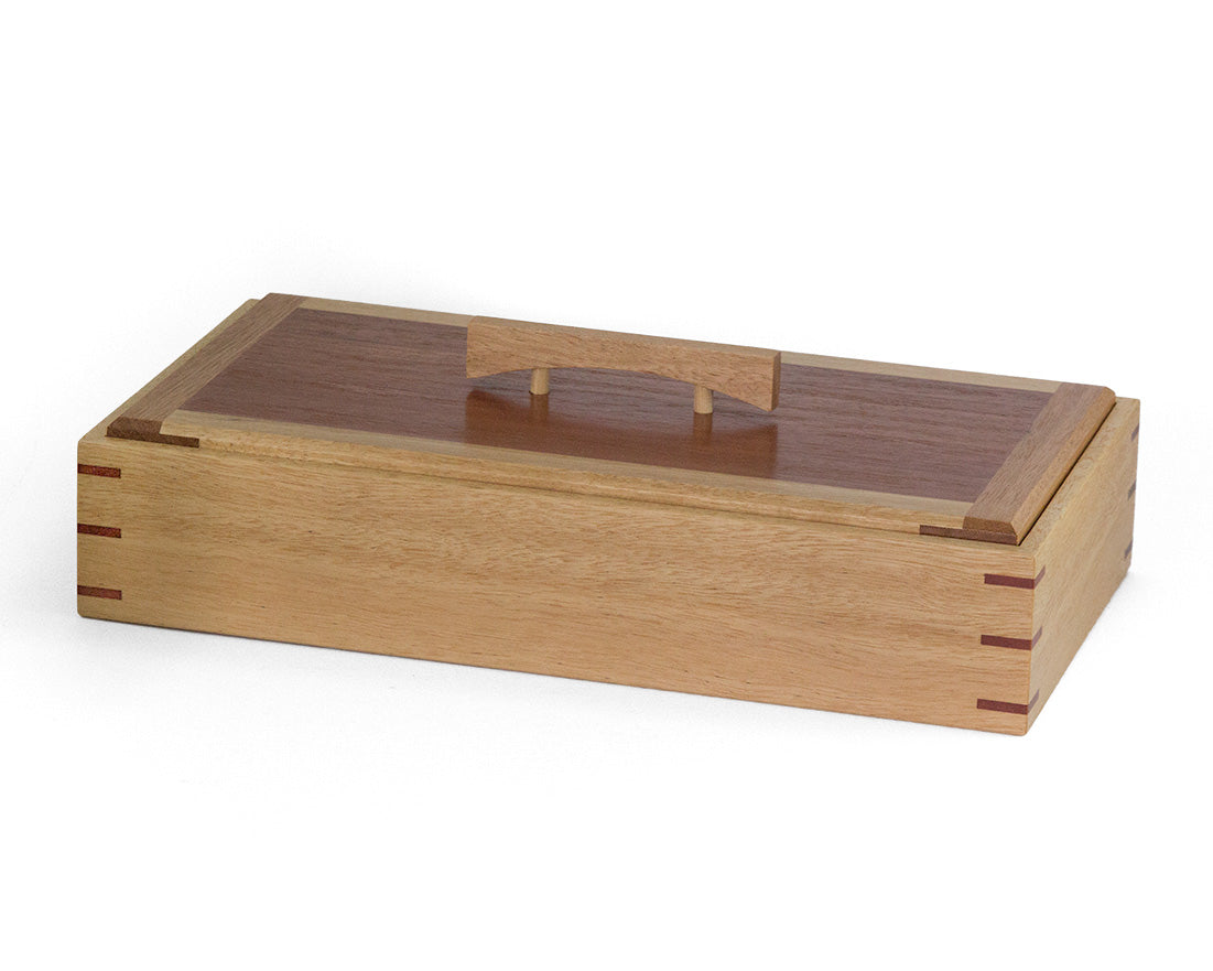Wooden Keepsake Box handcrafted from Blackbutt & Jarrah