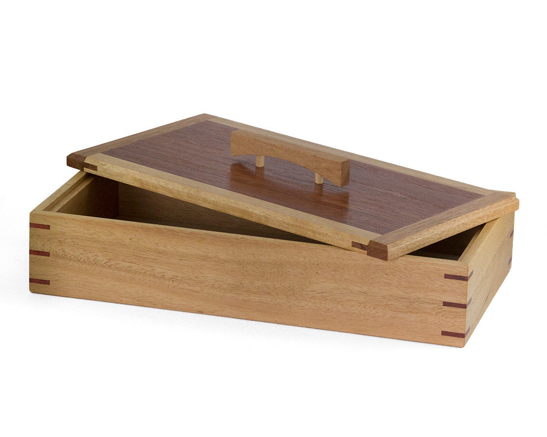 Wooden Keepsake Box handcrafted from Blackbutt & Jarrah