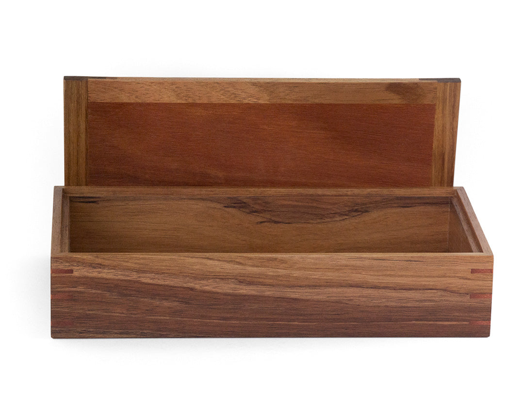 Wooden Keepsake Box handcrafted from Tasmanian Blackwood & Jarrah