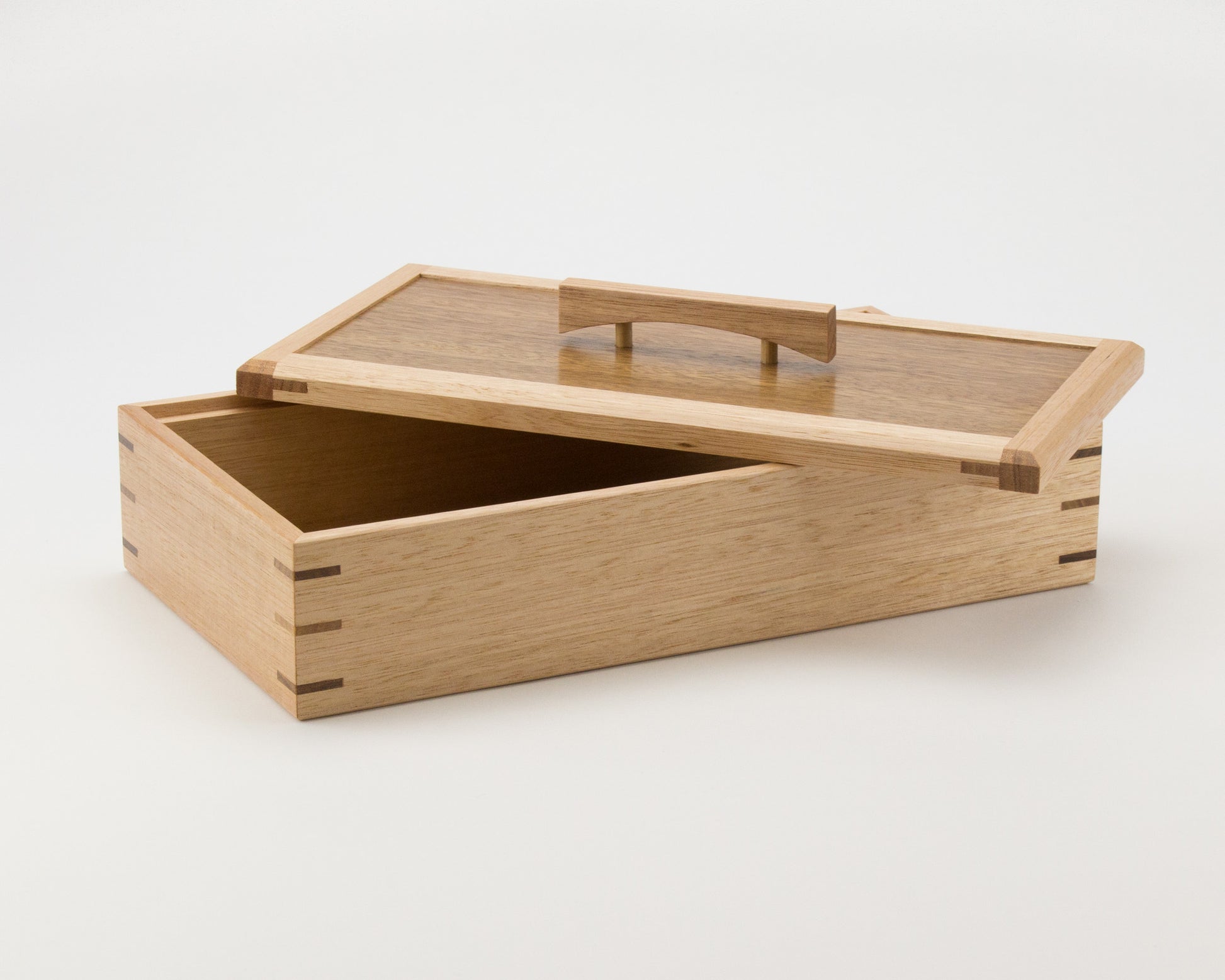 Wooden Keepsake Box handcrafted from Tasmanian Oak & Spotted Gum