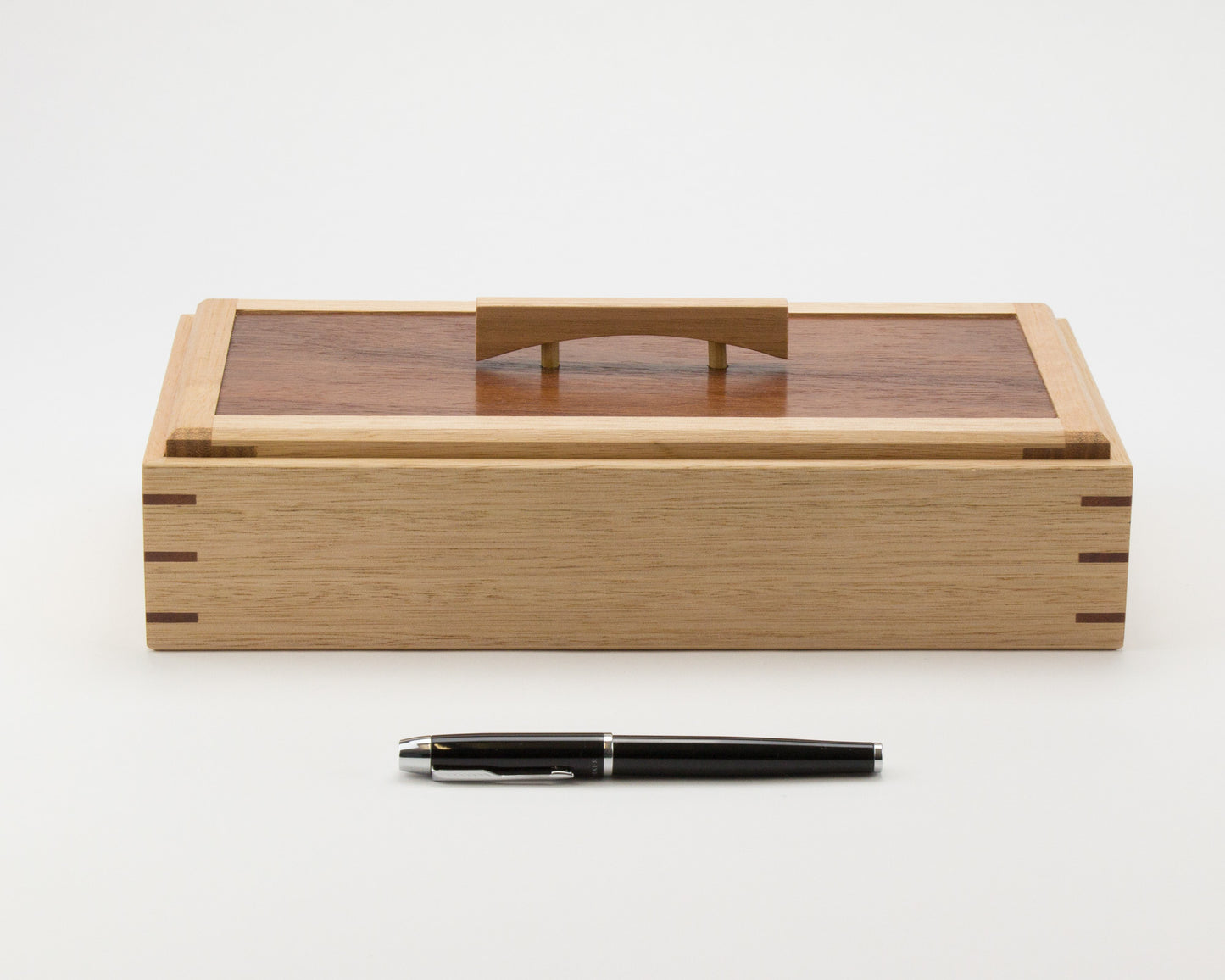 Wooden Keepsake Box handcrafted from Tasmanian Oak & Jarrah