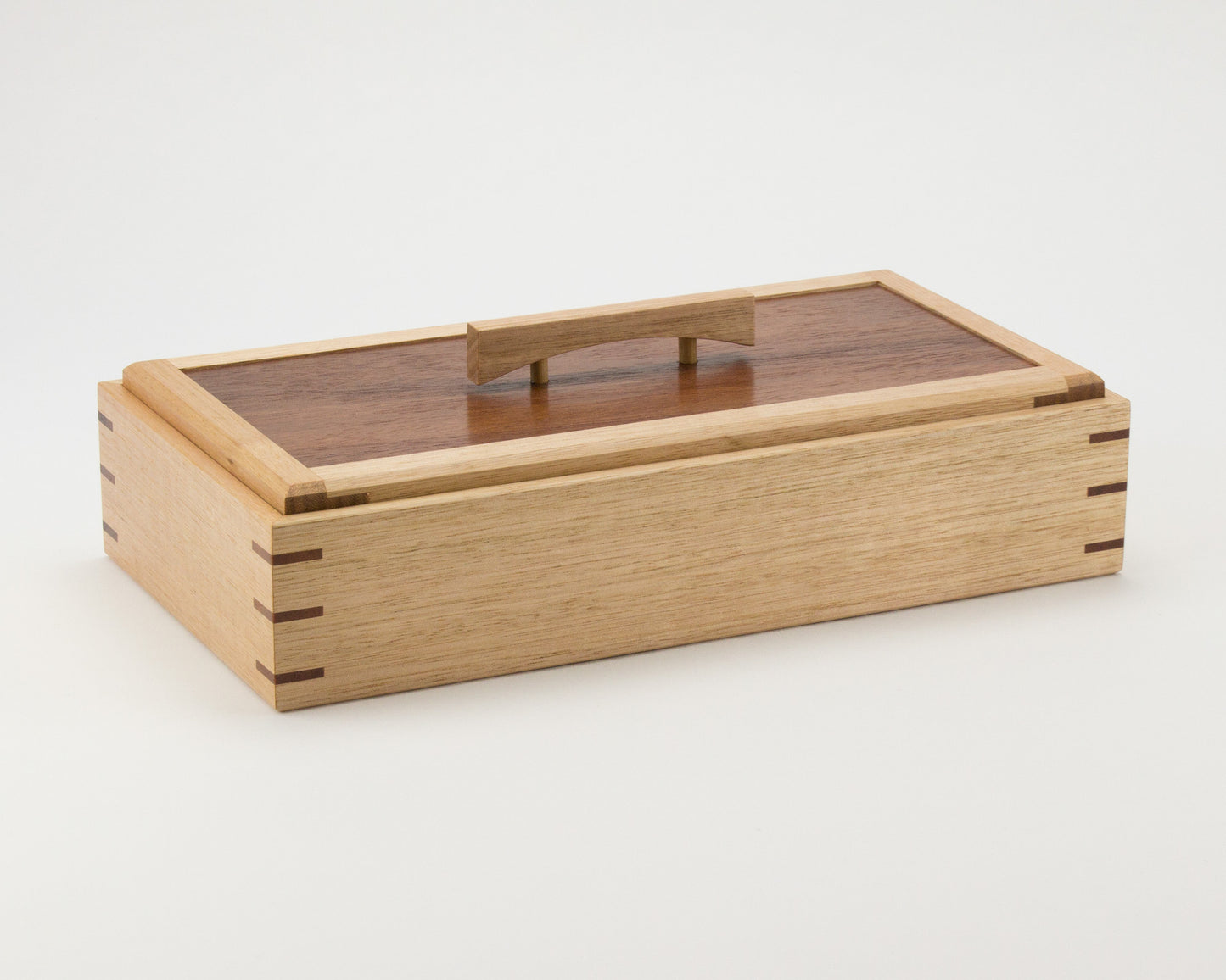 Wooden Keepsake Box handcrafted from Tasmanian Oak & Jarrah